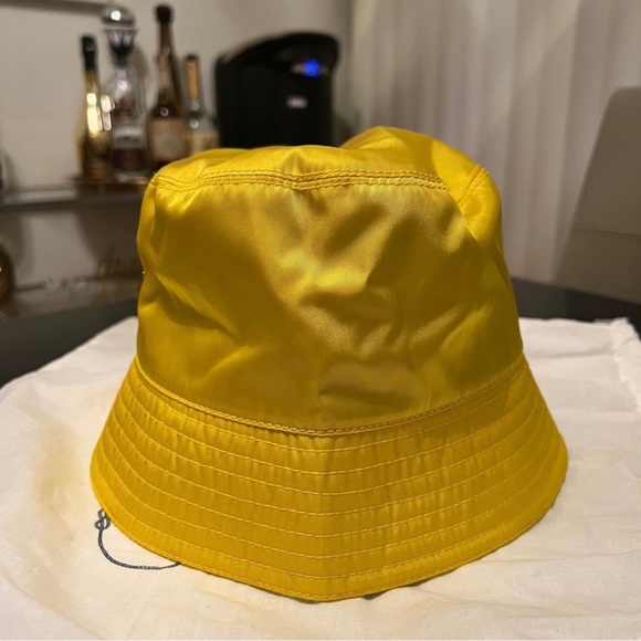 Prada Yellow Bucket Hat - Picture 3 of 8